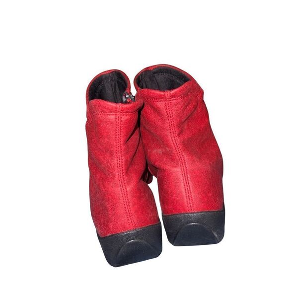 Arcopedico L19 Women's Cherry Red Supporting Ankle Boots 4281 size 41 (10.5) - Picture 7 of 11